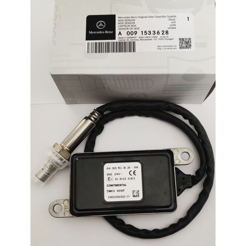 NOx-Sensor Lambdasonde NOx-Sonde für A0091533628 Actros Atego Atron Axor Econic 